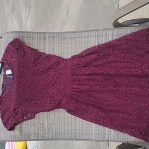 H&M cocktail lace lined dress